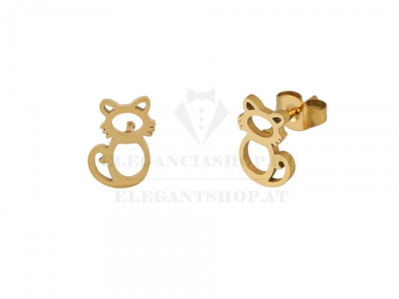                             Fülbeval cicás Ékszer, hajdísz