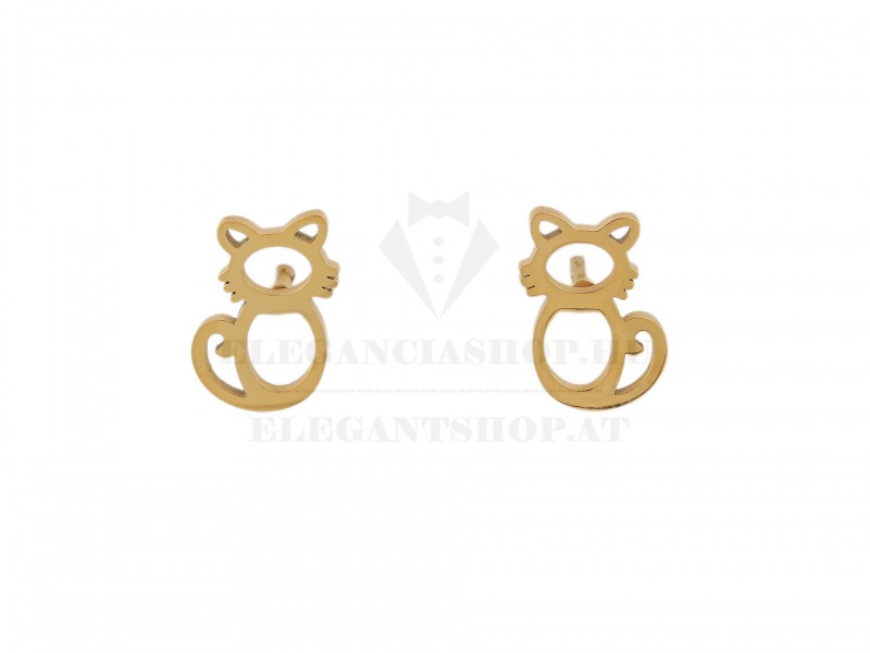                             Fülbeval cicás Ékszer, hajdísz