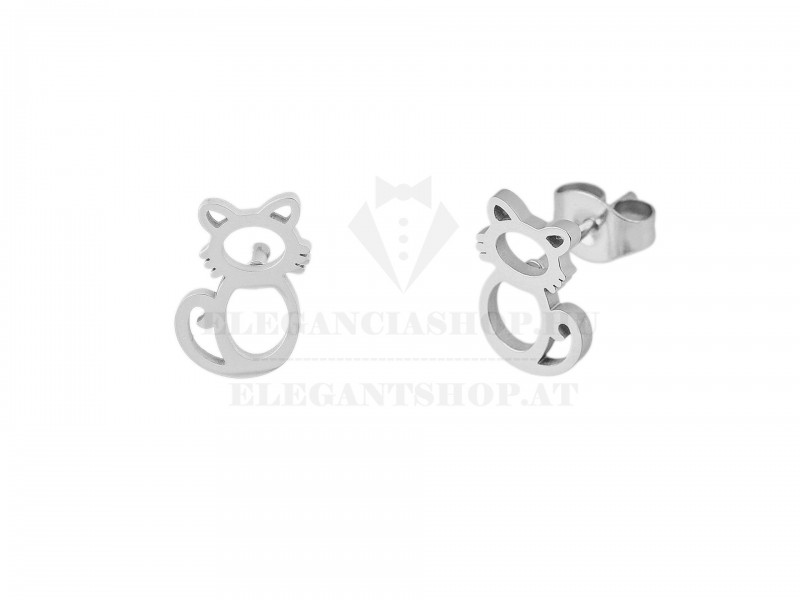                             Fülbeval cicás Ékszer, hajdísz