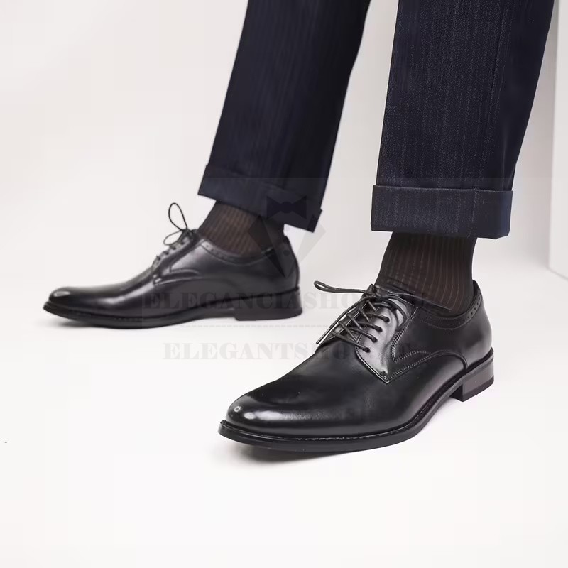 Marhabőr férfi cipő - Fekete Férfi cipő Marhabőr férfi cipő - Fekete Férfi cipő