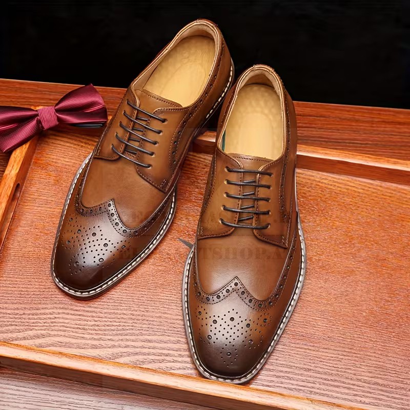                            Marhabőr férfi cipő - Caramell Férfi cipő