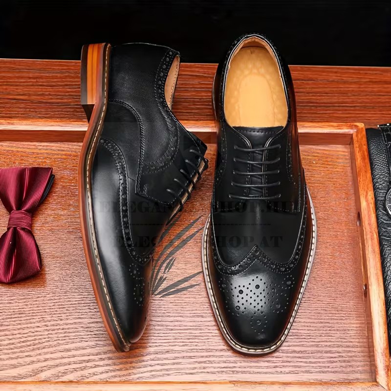                            Marhabőr férfi cipő - Fekete Férfi cipő