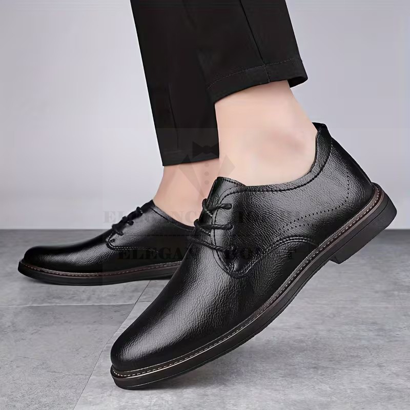 Marhabőr férfi cipő - Fekete Férfi cipő Marhabőr férfi cipő - Fekete Férfi cipő