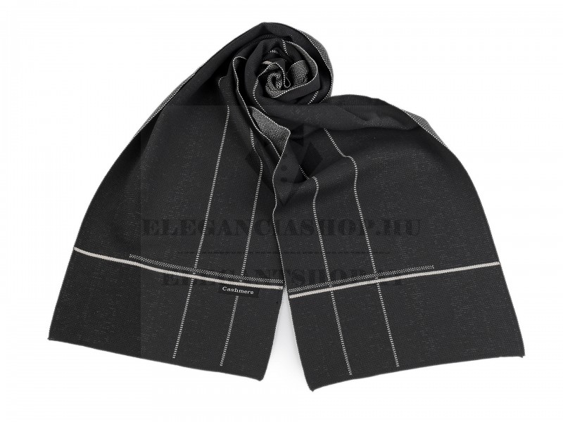  Férfi sál egyszínű - 30x170 cm