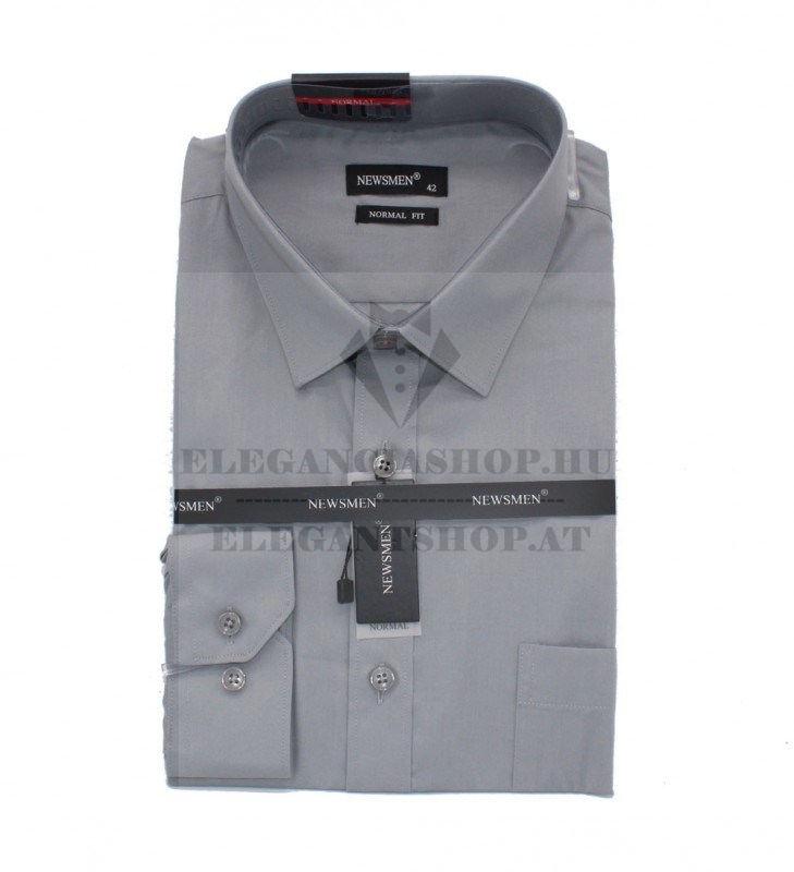 Newsmen h.u normál ing - Szürke Normál fazon Newsmen h.u normál ing - Szürke Normál fazon