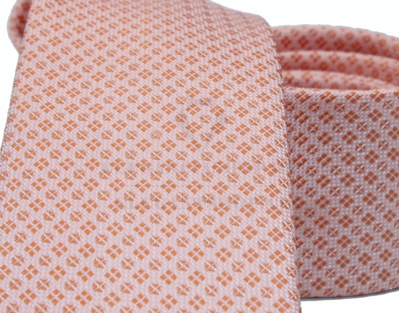                    NM slim szövött nyakkendő - Púder aprómintás Aprómintás nyakkendő