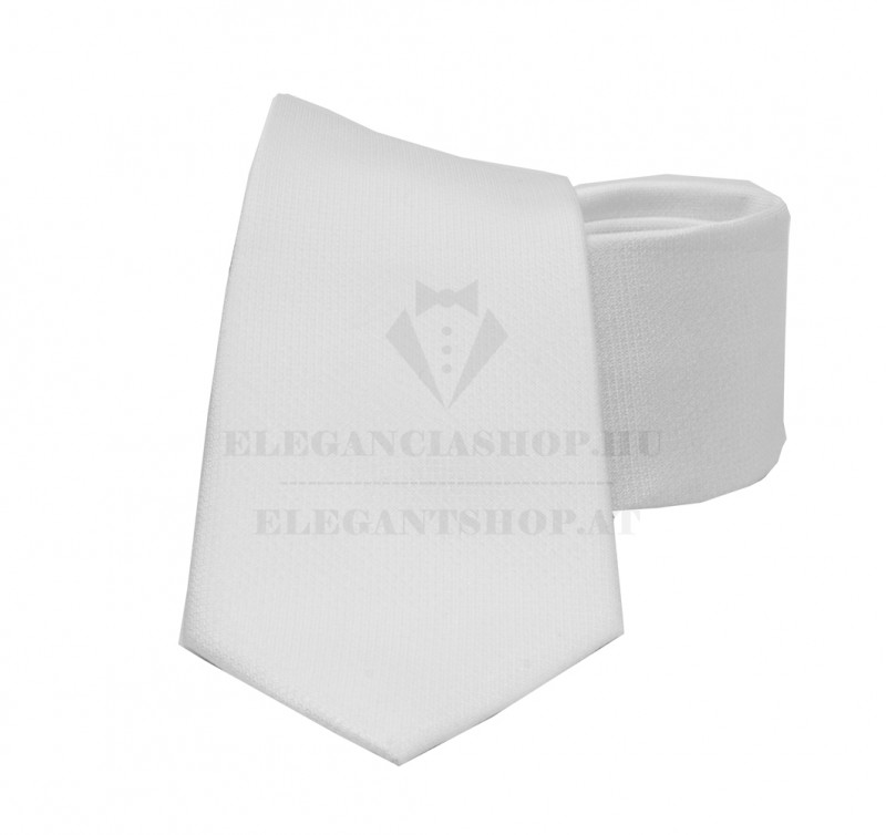                        NM normál nyakkendő - Fehér szövött