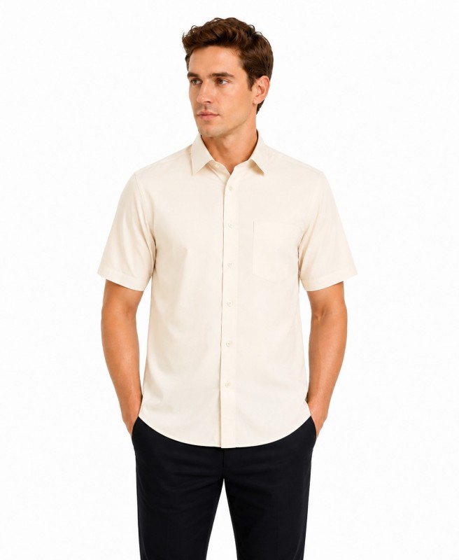                      Newsmen r.u normál fit ing - Ecru Slim, Smart fazon