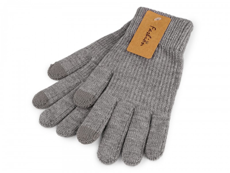                                     Férfi kötött kesztyű érintős Férfi kesztyű, sál