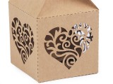 Papír doboz natural - 10 db/csomag Ajándék csomagolás