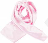               Szatén női sál - Rózsaszín Női divatkendő és sál