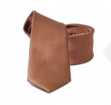                  NM slim szatén nyakkendő - Barna