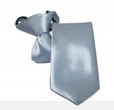   NM Állítható szatén gyerek/női nyakkendő - Ezüst