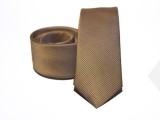 Prémium slim nyakkendő - Óarany Egyszínű nyakkendő