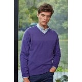 Férfi V-nyakú pulóver