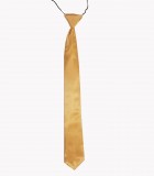Szatén gumis nyakkendő - Arany