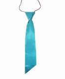            Női szatén gumis nyakkendő - Türkíz