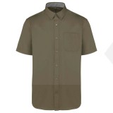 Comfort fitt r.u férfi ing -  Khaky Egyszínű ing