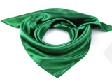 Szatén női kendő - Fűzöld Női divatkendő és sál
