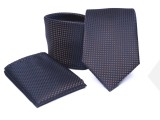    Prémium nyakkendő szett - Fekete aprókockás