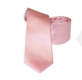                    NM slim szövött nyakkendő - Púderrózsaszín