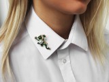 Bross pillangó gyöngyös Kitűzők, Brossok