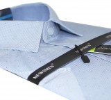      Newsmen elasztikus r.u slim ing - Világoskék mintás Slim, Smart fazon