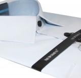      Newsmen r.u slim ing - Halványkék szövött Slim, Smart fazon