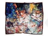 Szatén kendő - 70x70 cm Női divatkendő és sál