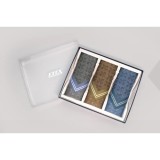            Férfi zsebkendő szett díszdobozban - 3 db