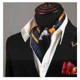  Férfi exklúzív sál - Kék-napsárga