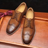                            Marhabőr férfi cipő - Fekete Férfi cipő