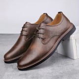                            Marhabőr férfi cipő - Barna