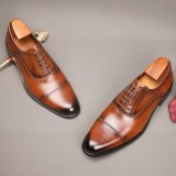                            Marhabőr férfi cipő - Caramell Férfi cipő