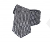                    NM slim szövött nyakkendő - Fekete aprópöttyös Csíkos nyakkendő