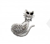                        Bross csiszolt kövekkel - Cica