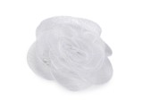                     Organza virág bross Kitűzők, Brossok