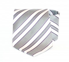  Goldenland nyakkendő - Ezüst csíkos 