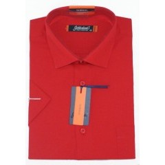                               Goldenland rövidujjú ing - Tűzpiros Egyszínű ing