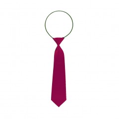    Gumis szatén gyereknyakkendő  - Burgundi 