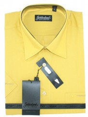                    Goldenland rövidujjú ing - Napsárga Egyszínű ing
