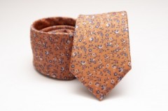   Prémium selyem nyakkendő - Caramell virágos Mintás nyakkendők