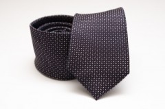 Prémium selyem nyakkendő - Fekete mintás 