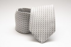 Prémium nyakkendő - Ezüst mintás 