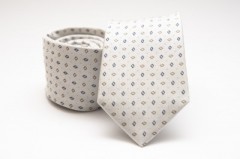 Prémium selyem nyakkendő - Natur kockás Kockás nyakkendők