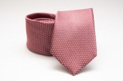 Prémium selyem nyakkendő - Lazac pöttyös 