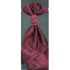          Goldenland francia nyakkendő,díszzsebkendővel - Bordó mintás Francia, Ascot, Különlegesség