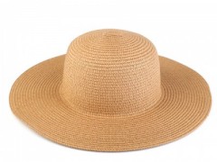 Női szalma kalap - Világosbarna 