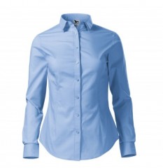   Női puplin ing hosszúujjú - Kék Női ing,póló,pulóver