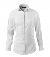 Elasztikus hosszúujjú női ing - Fehér Női ing, póló